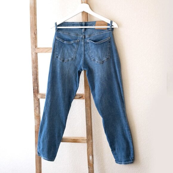LUCKY BRAND LOLITA JEANS SZ 6 28 BLUE DENIM SKINNY CROPPED TAPERED - Picture 3 of 13